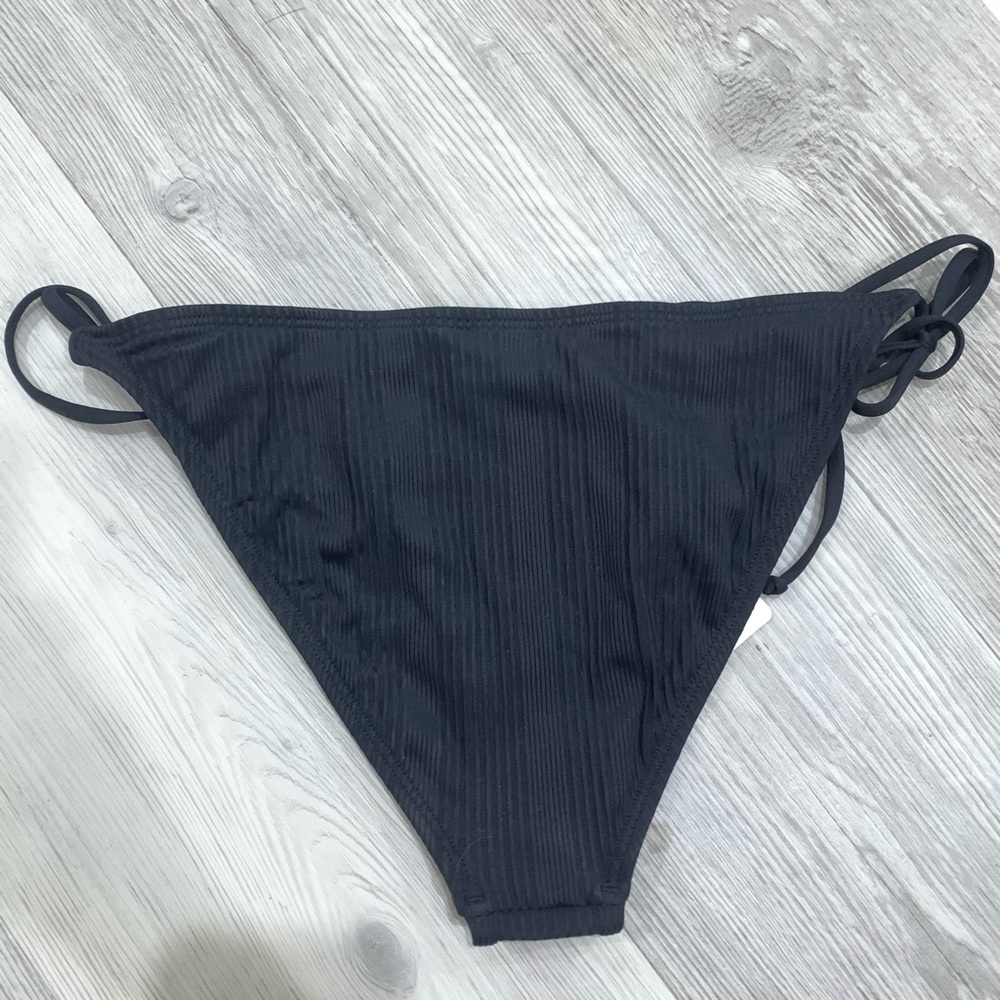❌SOLD! L*SPACE ribbed black tie bottoms NWT - Picture 2 of 3